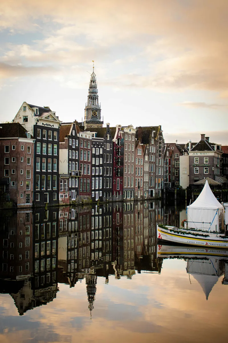 Canal reflections, Amsterdam